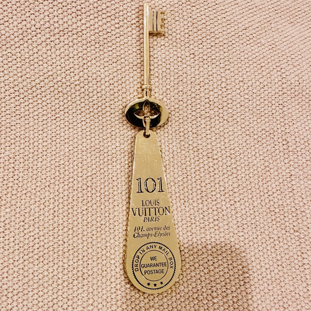 Louis Vuitton Gold Key Charm